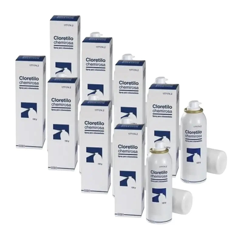 Cloretilo Chemirosa, 8X100 Gr