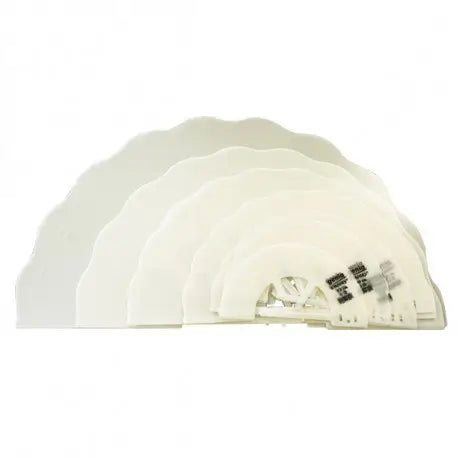 Collar Isabelino Smocky Opaco Clasico 25, 12Ud