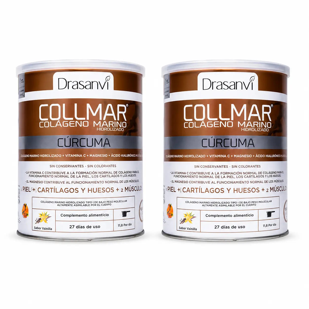 Collmar Drasanvi Magnesio Curcuma Vainilla , 2X300 Gr