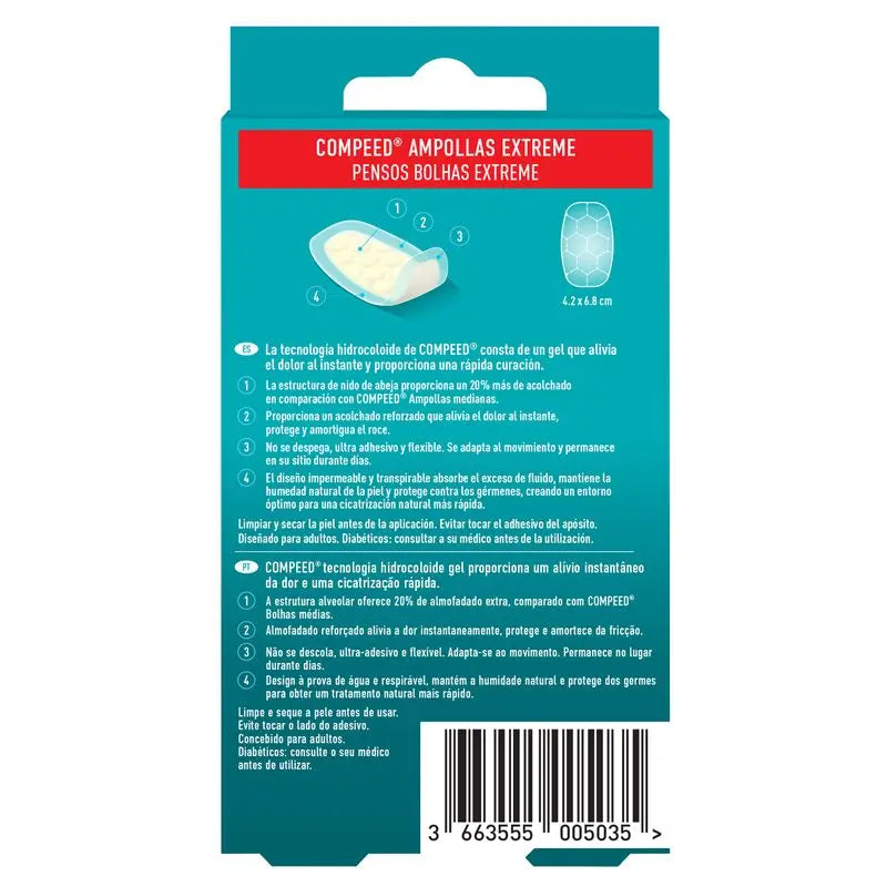 Compeed Ampollas Extreme, 10 unidades