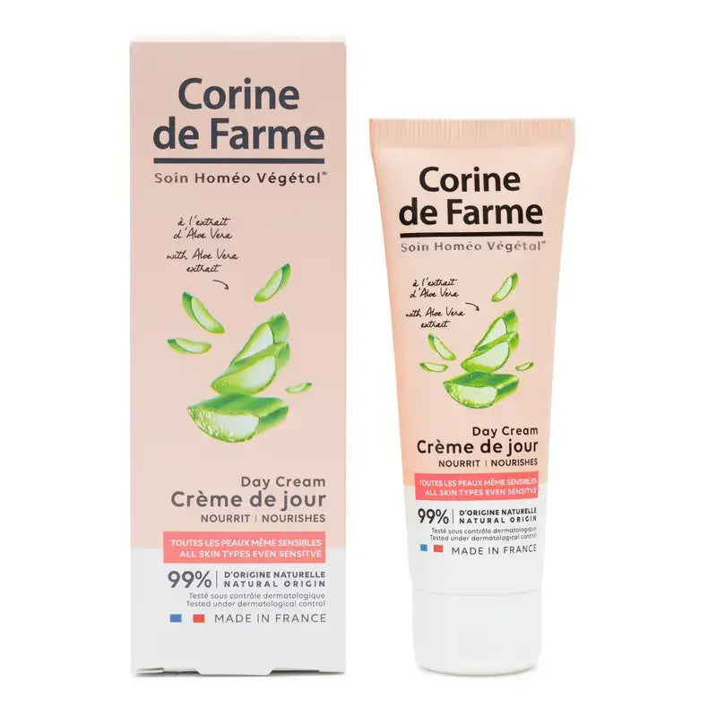 Corine De Farme Crema De Día Con Aloe Vera , 50 ml