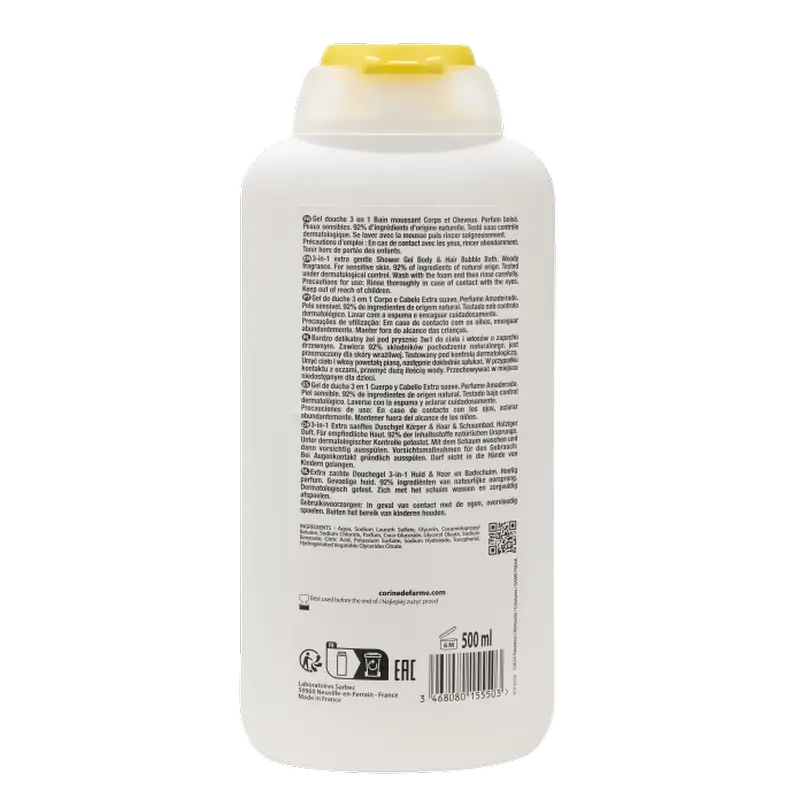Corine De Farme Gel De Ducha 3 En 1 Pokémon, 500 ml
