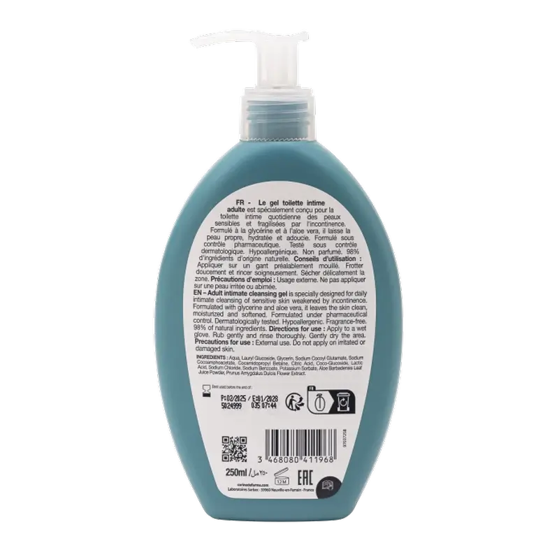 Corine De Farme Gel Higiene Íntima Adultos, 250 ml
