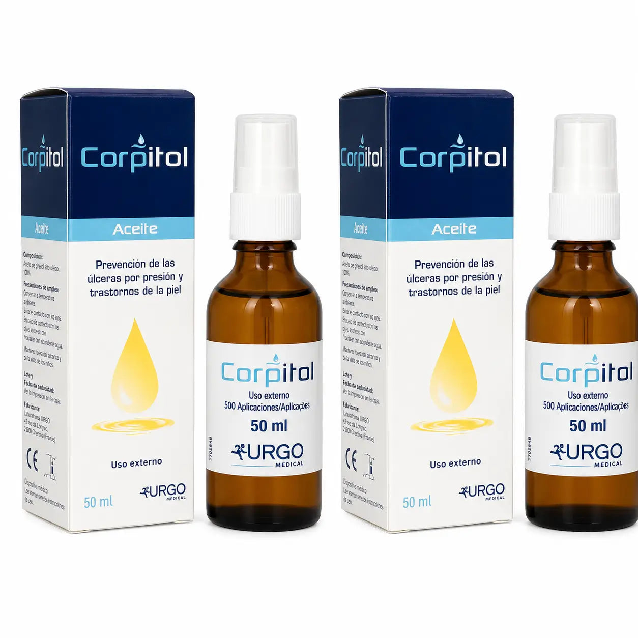 Corpitol Gotas Úlceras 50 ml, pack 2