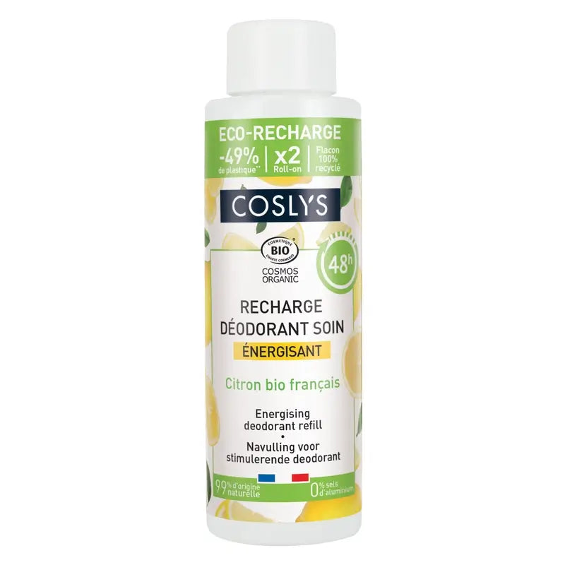 Coslys Recarga Desodorante Energizante (Limón) , 100 ml