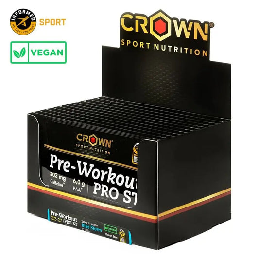 Crown Sport Nutrition Pre Workout Pro St Blue Storm Monodosis , 24 x 15 gr