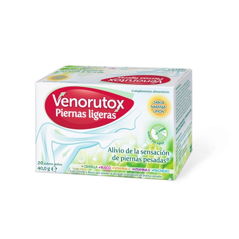 Venorutox Piernas Ligeras 20 sobres Naranja-Limón