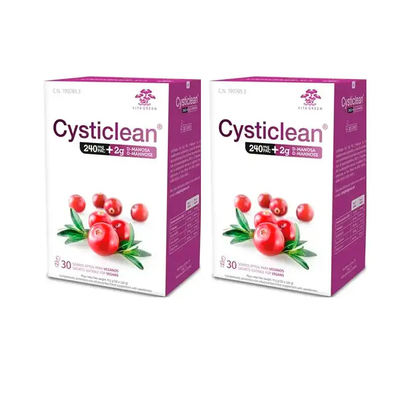 Cysticlean D-Manosa 240 Mg Pac, 2x30 Sobres