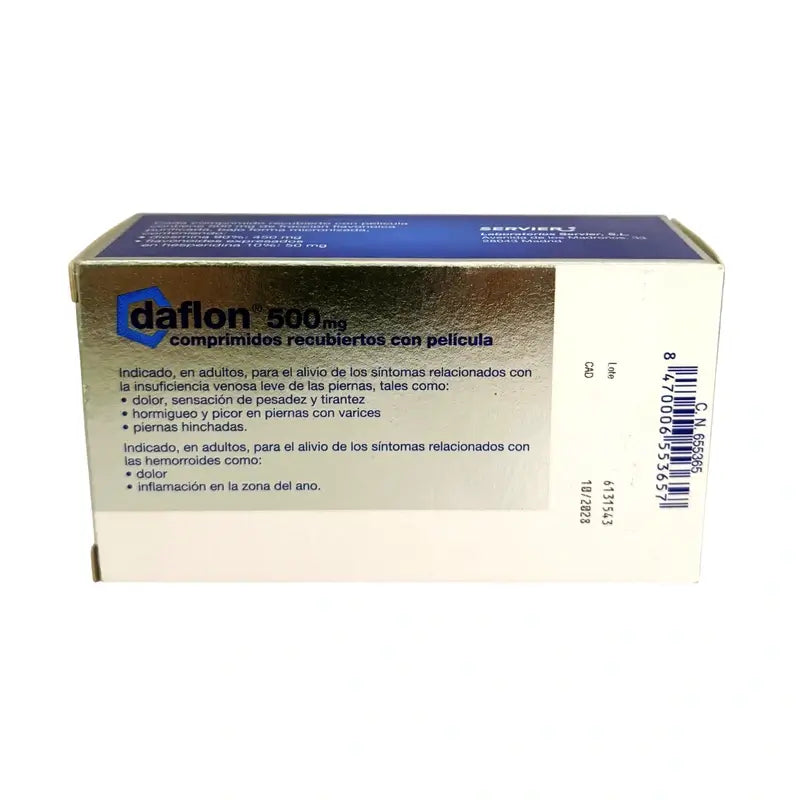 Daflon 500 mg 60 Comprimidos