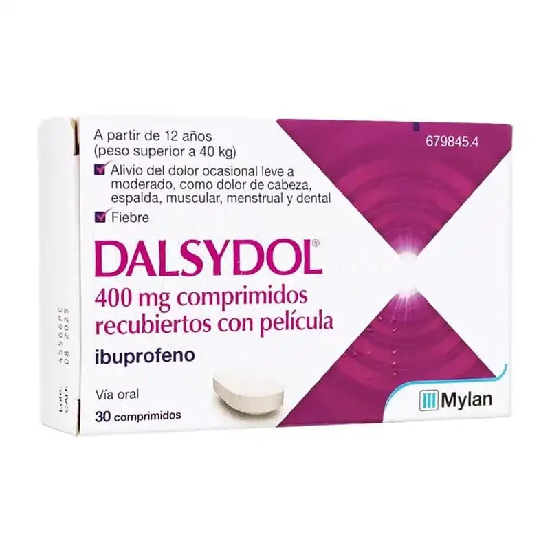 Dalsydol 400 mg, 30 Comprimidos Recubiertos
