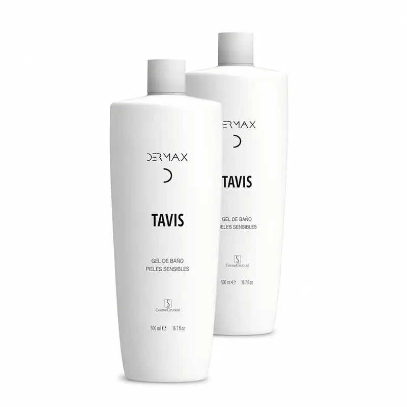 Dermax Tavis Gel De Baño Pieles Sensibles , Pack 2 x 500 ml