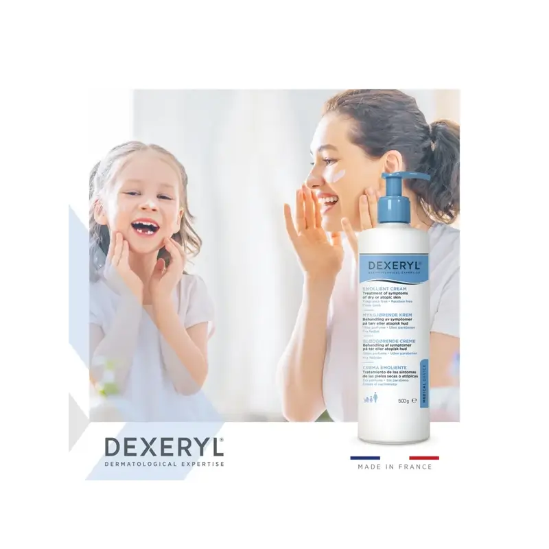 Dexeryl Crema Emoliente, 500 gr