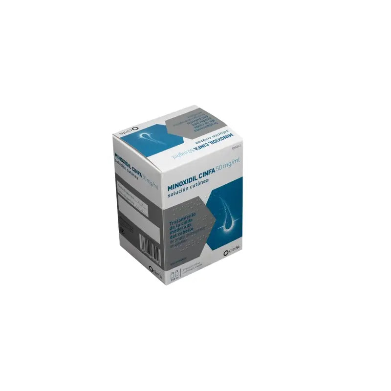 Cinfa Minoxidil 50 Mg/Ml Solución Cutánea 2 Frascos, 120 ml