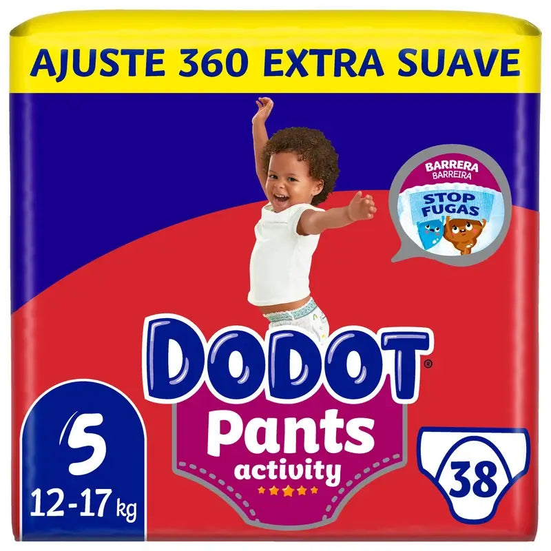Dodot Pants Activity Talla 5, 38 Pañales