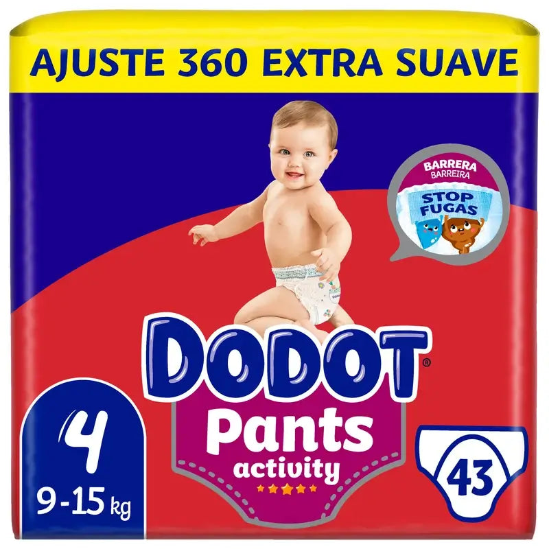 Dodot Pants Activity Talla 4, 43 Pañales