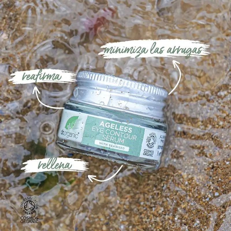 Dr. Organic Contorno De Ojos Siempre Joven Algas Marinas 15Ml