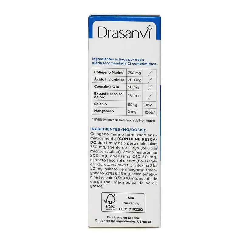 Drasanvi Cabello, Piel Y Uñas Collmar Esenciales Antiage, 60 comprimidos