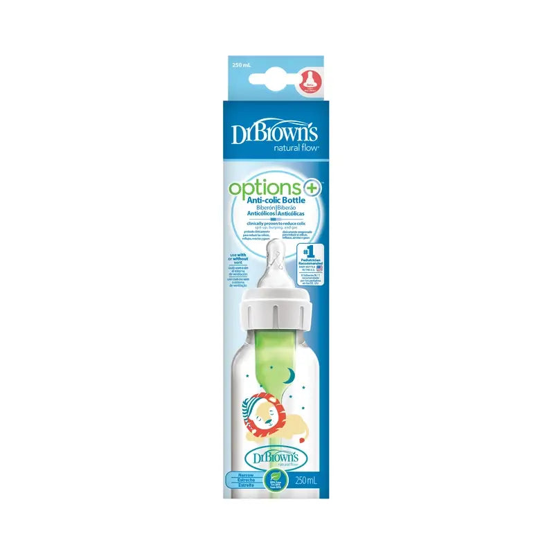 Dr.Brown'S Biberon Estandar Pp Leon Options+ , 250 ml