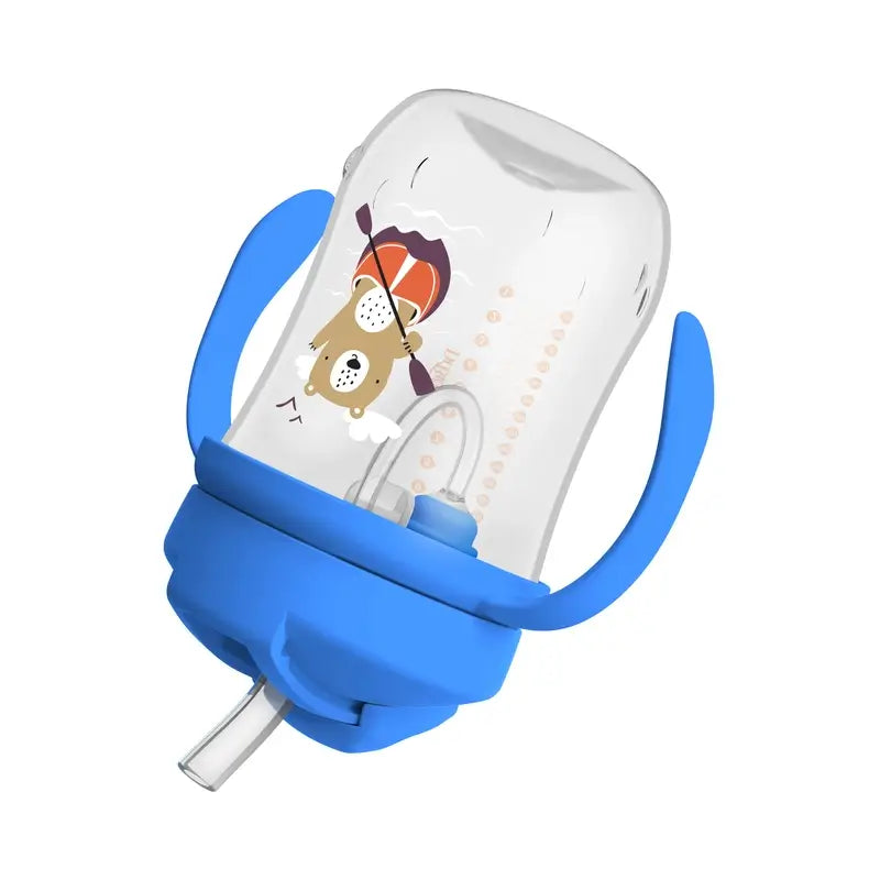 Dr.Brown'S Mi Primer Vaso Con Pajita Azul Oso , 270 ml