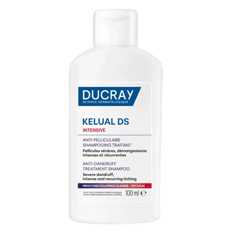 Ducray Champú De Tratamiento Anticaspa Kelual Ds Intensive , 100 ml