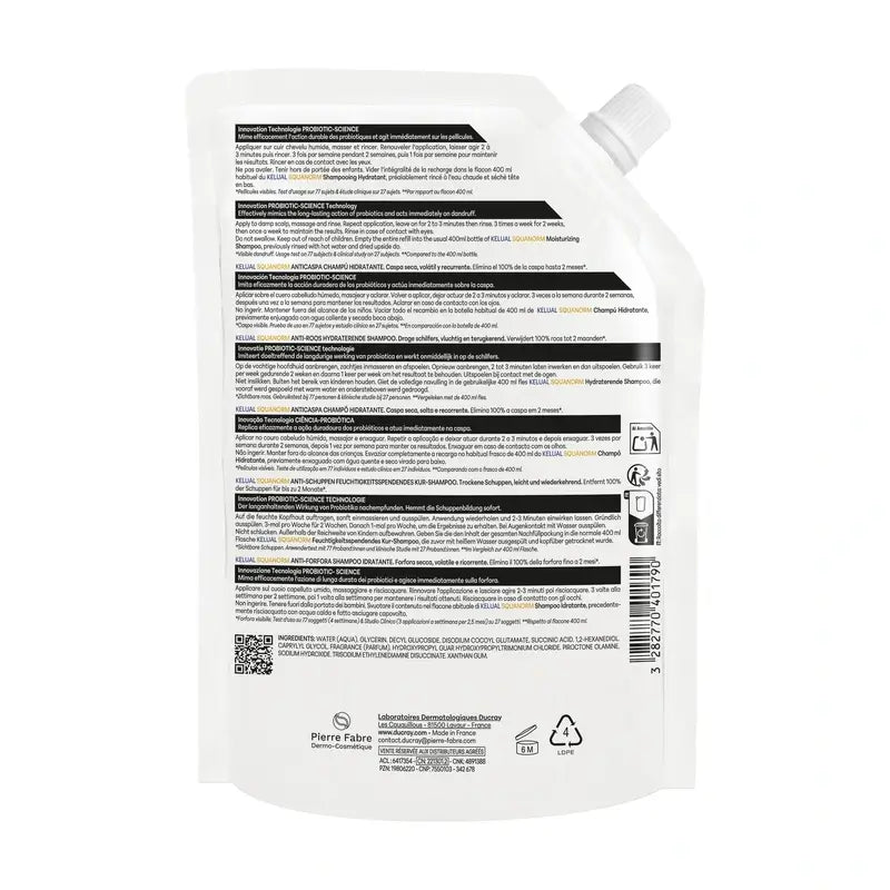 Ducray Kelual Squanorm Ch C Seca Eco Recarga, 400 ml