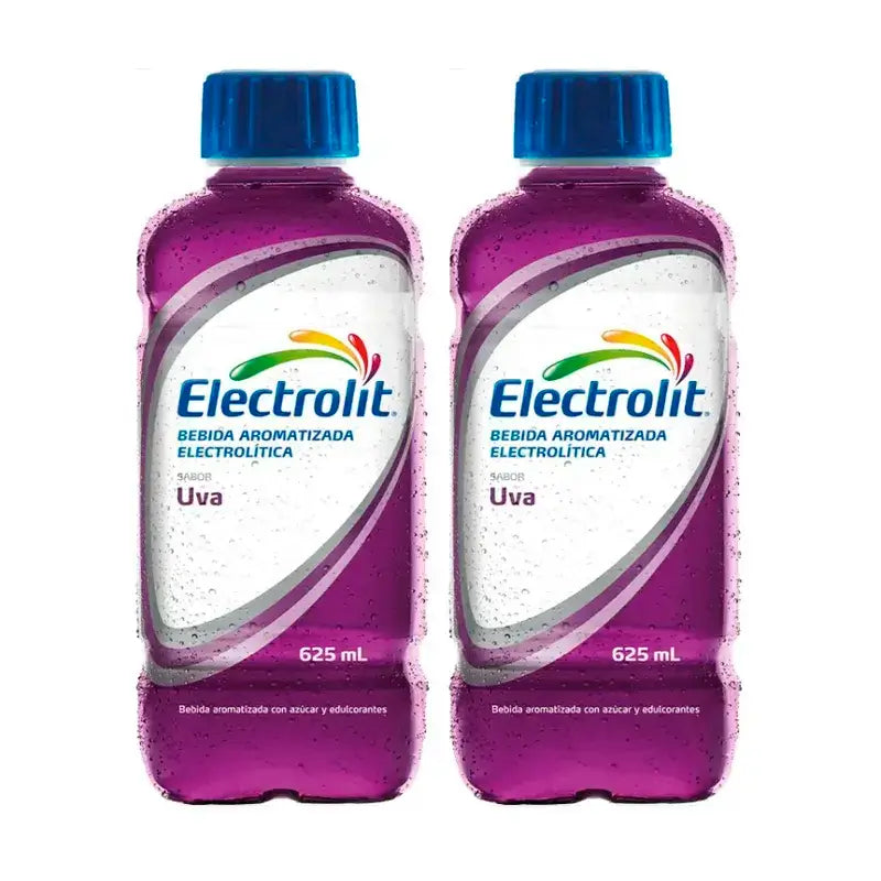 Electrolit Bebida Electrolítica Uva, Pack 2 x 625 ml