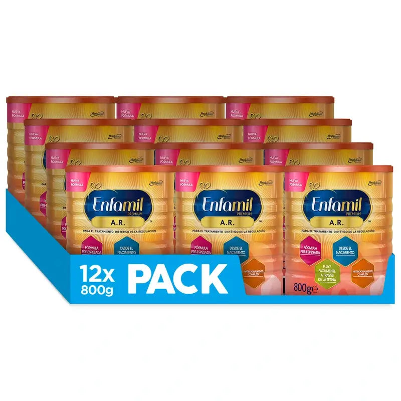 Enfamil A.R Fórmula Para El Manejo Dietético De La Regurgitación, 12 x 800 Gr
