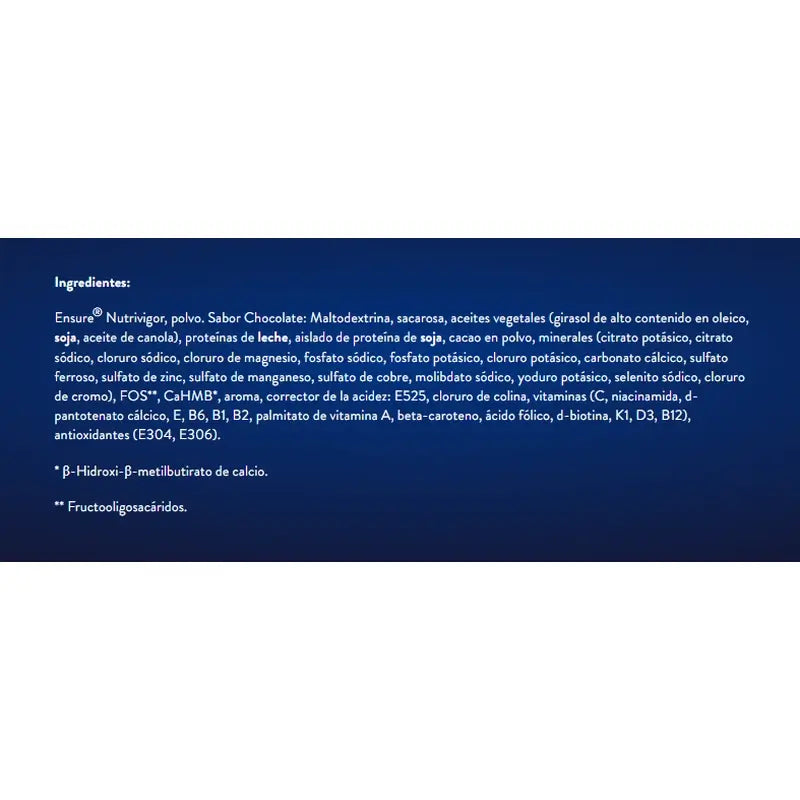 Ensure Nutrivigor Chocolate Latas, Pack 3x850 gr