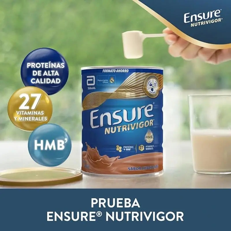 Ensure Pack Ahorro Chocolate 850G + 400Gr , 1250 gramos