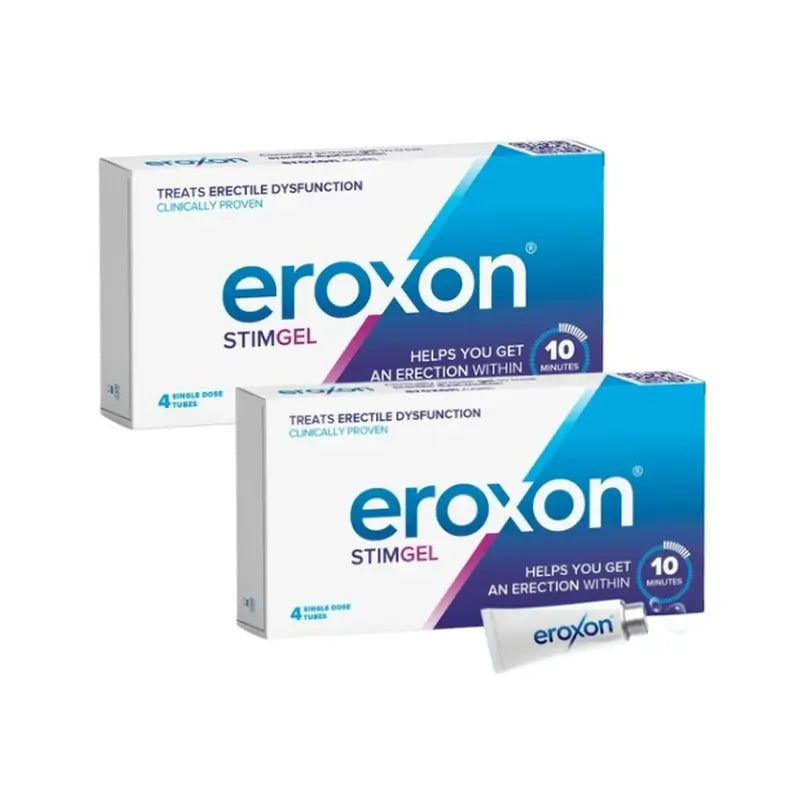 Eroxon Stimgel Gel Para Disfunción Eréctil, 2 x 4 tubos monodosis