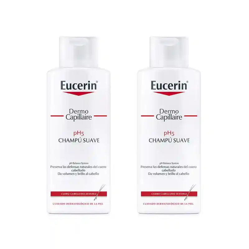 Eucerin Champú Suave Ph5, 2X250 Ml