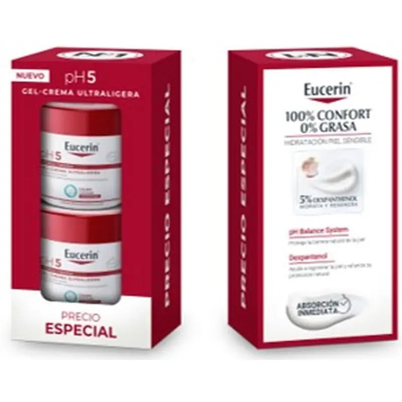 Eucerin Gel-Crema Duplo 2 x 350ml