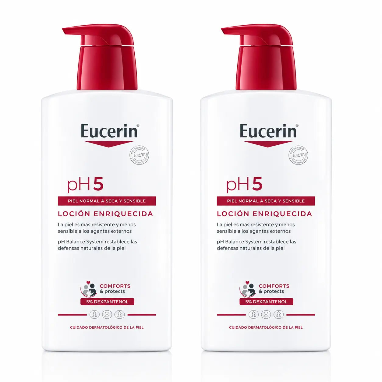 Eucerin Loción Enriquecida Ph5, 1000 Ml , pack 2
