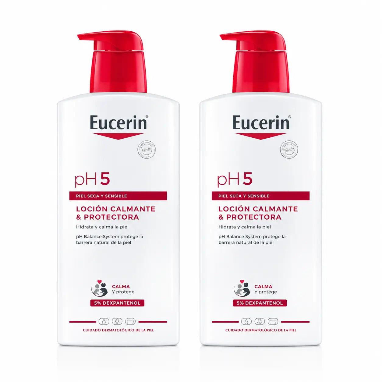 Eucerin Loción Ph5, 1000 Ml , pack 2