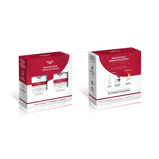 Eucerin Pack Antiedad Hyaluron-Filler + Volume-Lift Crema De Día Fps 15 50Ml + Crema De Noche 50Ml