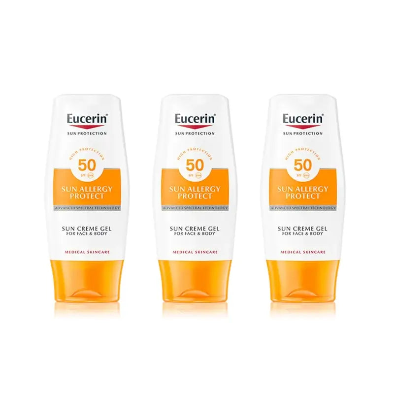 Eucerin Solar Gel Creme Allergy, 3X150 Ml