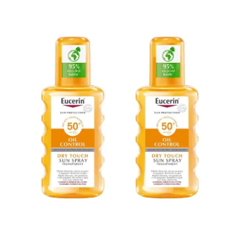 Eucerin Solar Spray Transparente SPF50, 2x200 ml