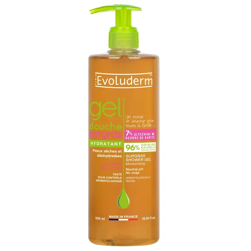 Evoluderm Gel De Ducha Surgras, 500 ml