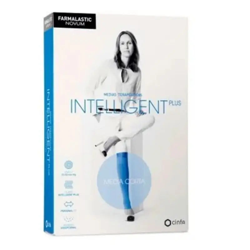 Farmalastic Novum Intelligent Media Corta Canela, Talla 2