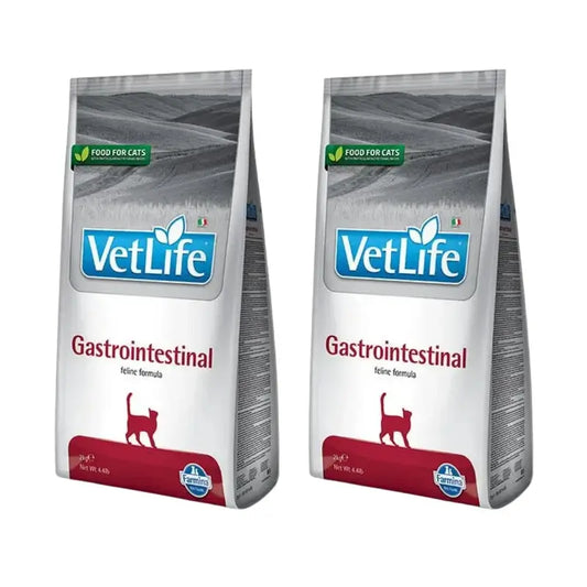 Farmina Vet Life Cat Gastrointestinal 5Kg, Pienso Para Gatos, Pack De 2