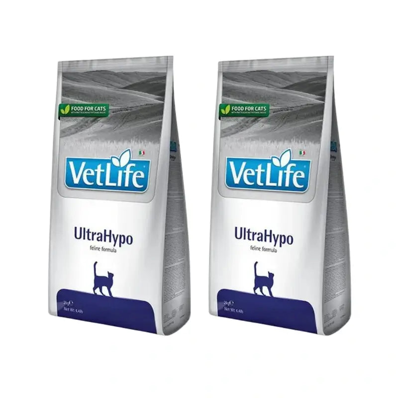 Farmina Vet Life Cat Ultrahypo 5Kg, Pienso Para Gatos, Pack De 2