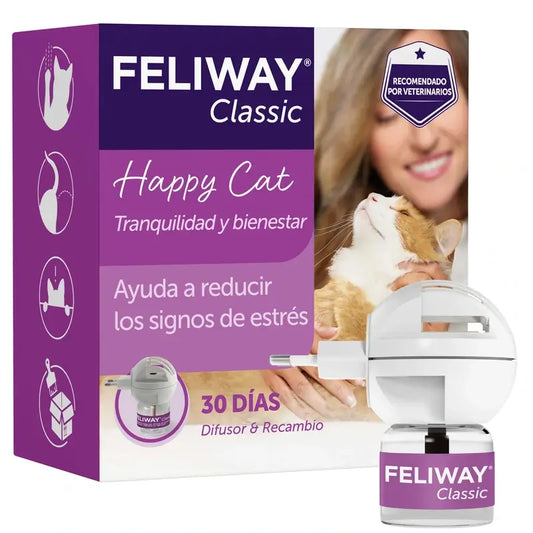 Ceva Feliway Classic Difusor + Recambio 48 ml Antiestrés