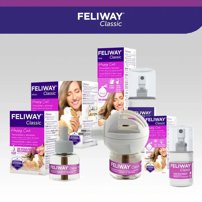 Ceva Feliway Classic Difusor + Recambio 48 ml Antiestrés