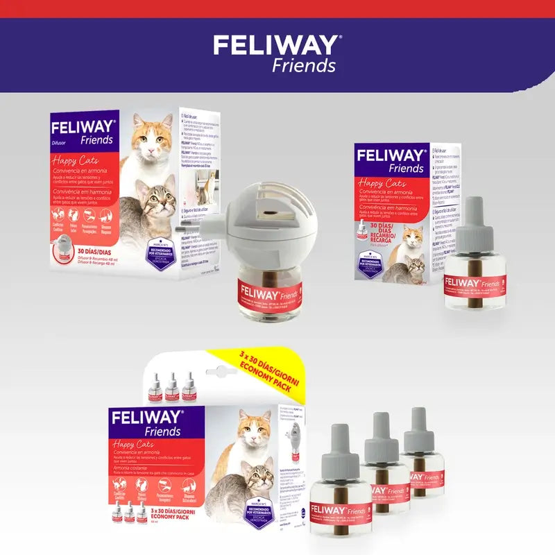 Ceva Feliway Friends Recambio 48 ml