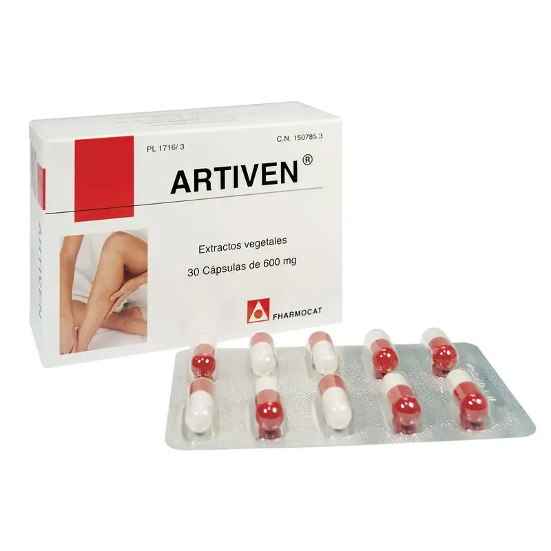 Fharmocat Artiven 30 Caps , 500 cápsulas