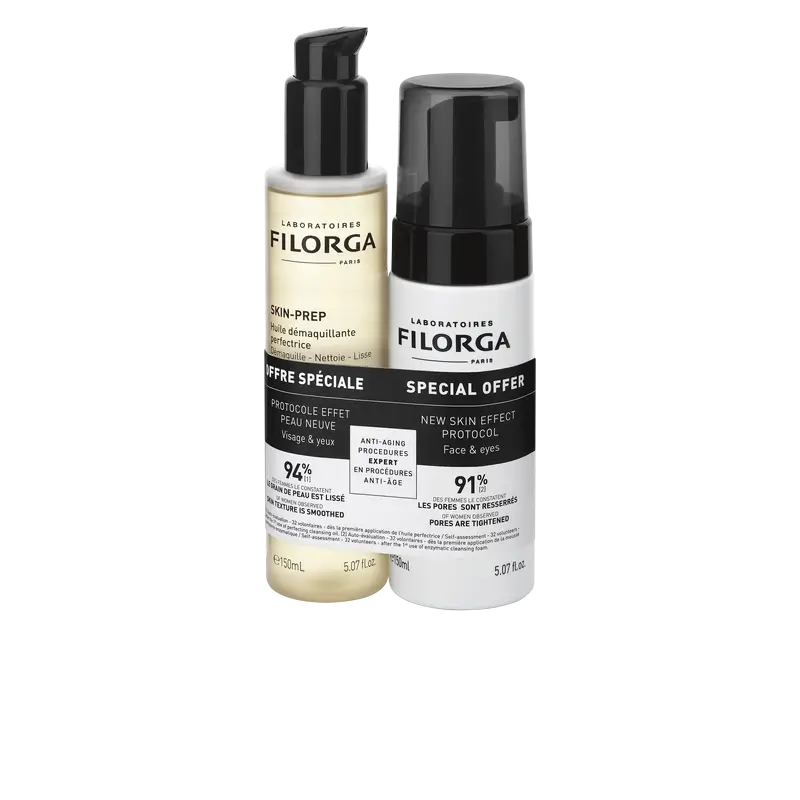 Filorga Skin Prep Duo Aceite Limpiador + Foam , 150 ml