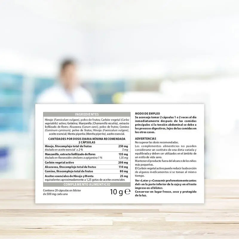 Aboca Finocarbo Plus Tisana Digestión, 20 Bolsitas