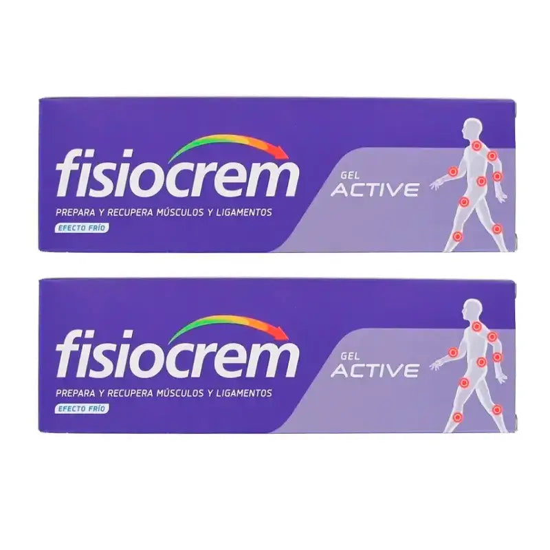 Fisiocrem Gel Active, Pack 2 x 60 ml