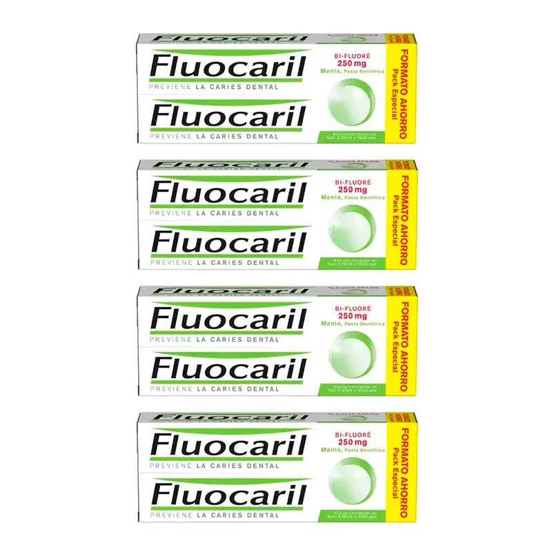 Fluocaril Bi-Fluore, Pack 4 x 2x125 ml