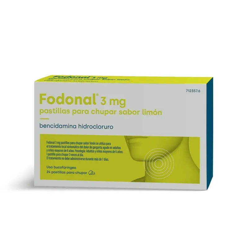 Fodonal 3 mg Sabor Limón